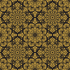 Wall Mural - Seamless pattern with mandala