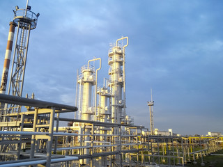 The oil refinery