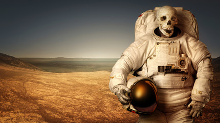  Zombies on Mars. Elements of this image furnished by NASA.