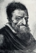 Head of an unknown man by French draftsman Nicolas Lagneau (ca. 1600–1650)