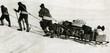 Scott's Terra Nova Expedition - men haul a loaded sledge, 1911