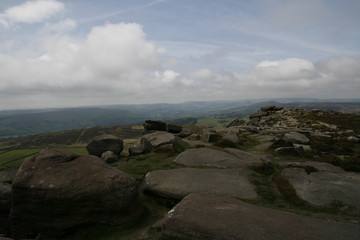 Walking in Peak District, UK