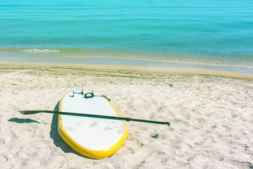 Wall Mural - sup board by the sea