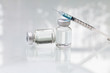 © Mckyartstudio - medical ampoules with syringe