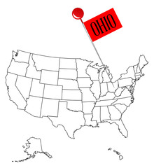 Wall Mural - Knob Pin Ohio