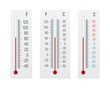 Set of alcohol thermometer vector illustration.