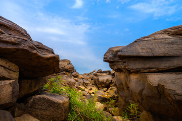 Poster - Natural of Rock Canyon in Mekhong River in Ubon Ratchathani