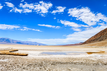 Wall Mural - badwater basin at death valley national park, nevada