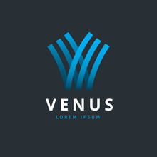 Letter V Corporate Logo Design Template