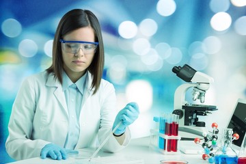 Wall Mural - scientist.