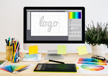 Stationery Desktop Logo Design