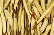 Thinly sliced licorice root (Liquorice) used as herbal medicine (Glycyrrhiza glabra).