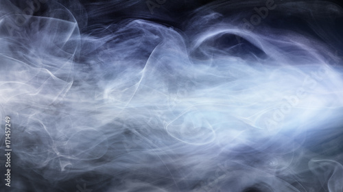 Obraz na płótnie Abstrakta Dym W Ciemnym Tle