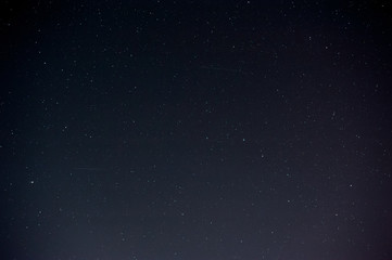 black night sky plenty of stars with
