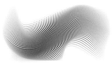 dot halftone. dotted design element abstract morph art background