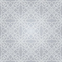 Seamless abstract grey pattern with gradient. Vector illustration