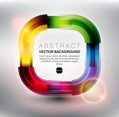 Wall Mural - Abstract vector background. Colorful geometric background. Can be used for poster, brochure, flyer and advertisement material. Vector illustration. Eps10.