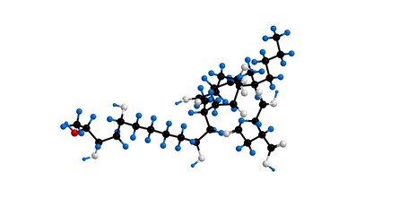 Wall Mural - Molecular structure of Fumonisin B1