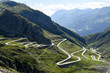 Tremola old road which leads to St. Gotthard pass