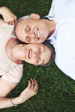Portrait Of A Happy Elderly Couple
