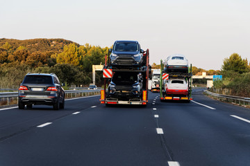 Camion transport voitures