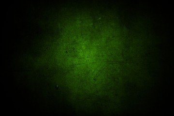 Green dark grunge rough texture concrete wall background