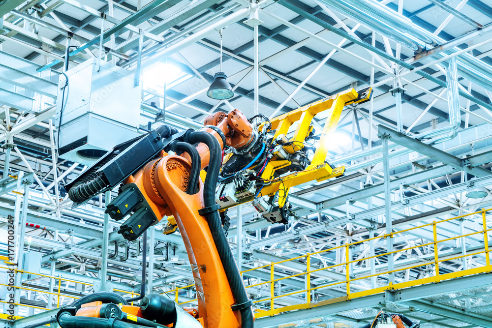 Car production line of the robot