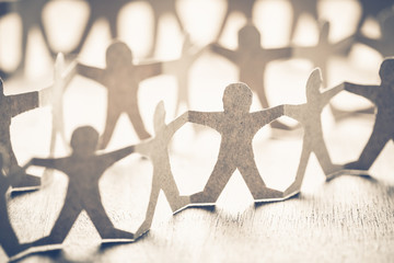 human in crowd