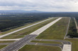 aerial of Runway 18 west at Frankfurt airport