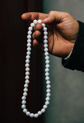 Hand with a rosary