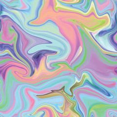Wall Mural - marble seamless pattern in neon brightful colors.