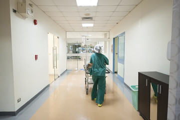 The medical team is performing caesarean sections