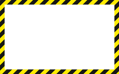 warning striped rectangular background, yellow and black stripes on the diagonal, warning to be care