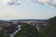 Scenic view of historical center of Prague, buildings and landmarks of old town and bridges on the Vltava river Prague,Czech Rapublic