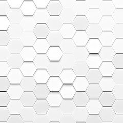 Poster - 3d illustration of geometric pattern