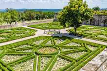 Gardens Of The  Royal Site Of San Lorenzo De El Escorial, Spain