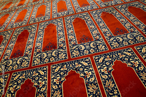 Red Carpet in a Mosque Poster Mural XXL