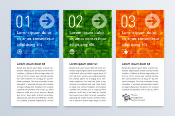 Wall Mural - Infographics Web Banner & Label Design 