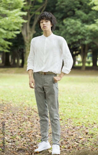 男性 全身ポートレート 高身長 Stock Photo Adobe Stock