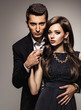 © Valua Vitaly - Studio portrait of young beautiful couple in love