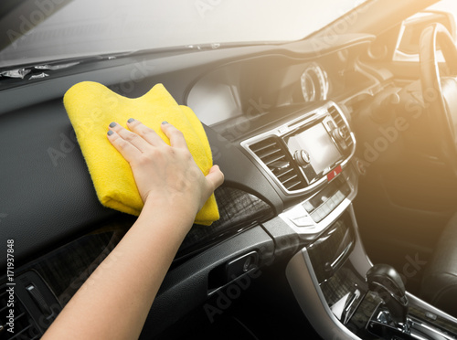 Microfiber And Console Car Hand Cleaning Interior Modern