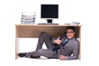 © Elnur - Businessman hiding in the ofice