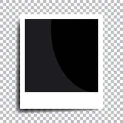 Fototapete - Realistic old photo frame - stock vector