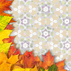 Wall Mural - autumn leaves.