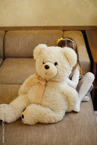 big teddy bear for her