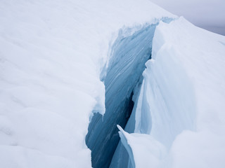  Crevasse on the Easton Glacier, Mt. Baker, WA