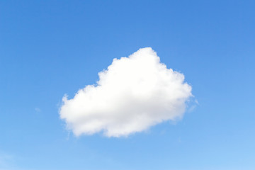 shiny clear sky with cloud