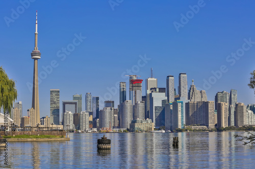 Zdjęcie XXL Panoramę Toronto nad jeziorem Ontario