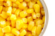 Canned corn isolated on white background 
