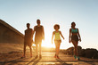 © Drobot Dean - Full length image of fitness people walking outdoors
